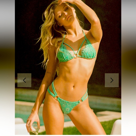 Beach Bunny Swimwear - GunPowder Bikini Bottom - New with Tag🏷️ - XSMALL - Sefm - Picture 16 of 16